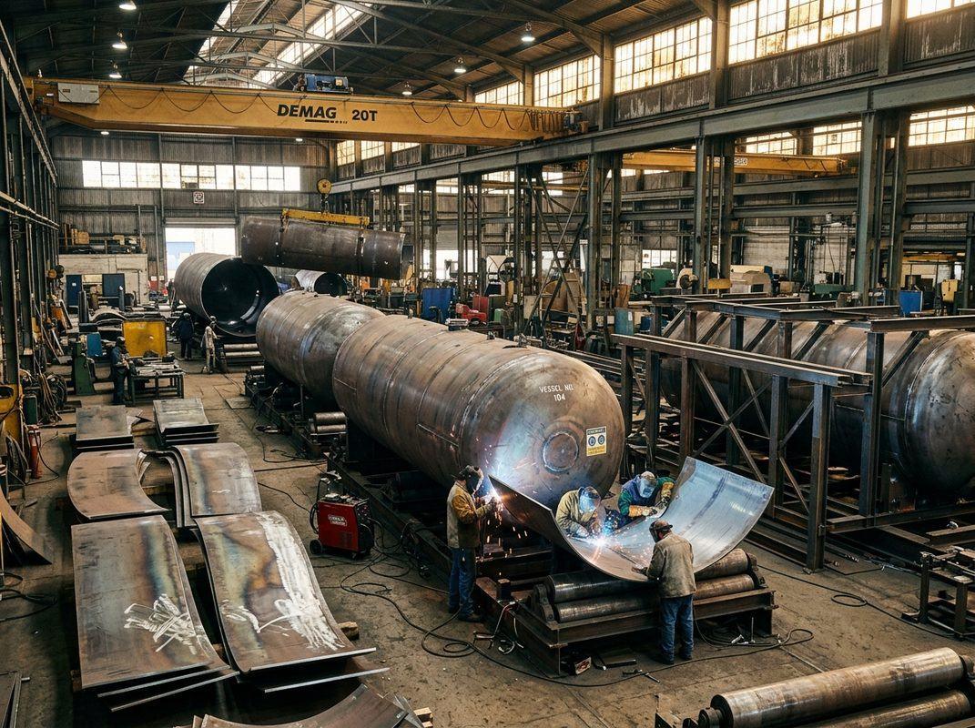 TSK Madagascar — Chaudronnerie industrielle, fabrication de cuves inox et réservoirs